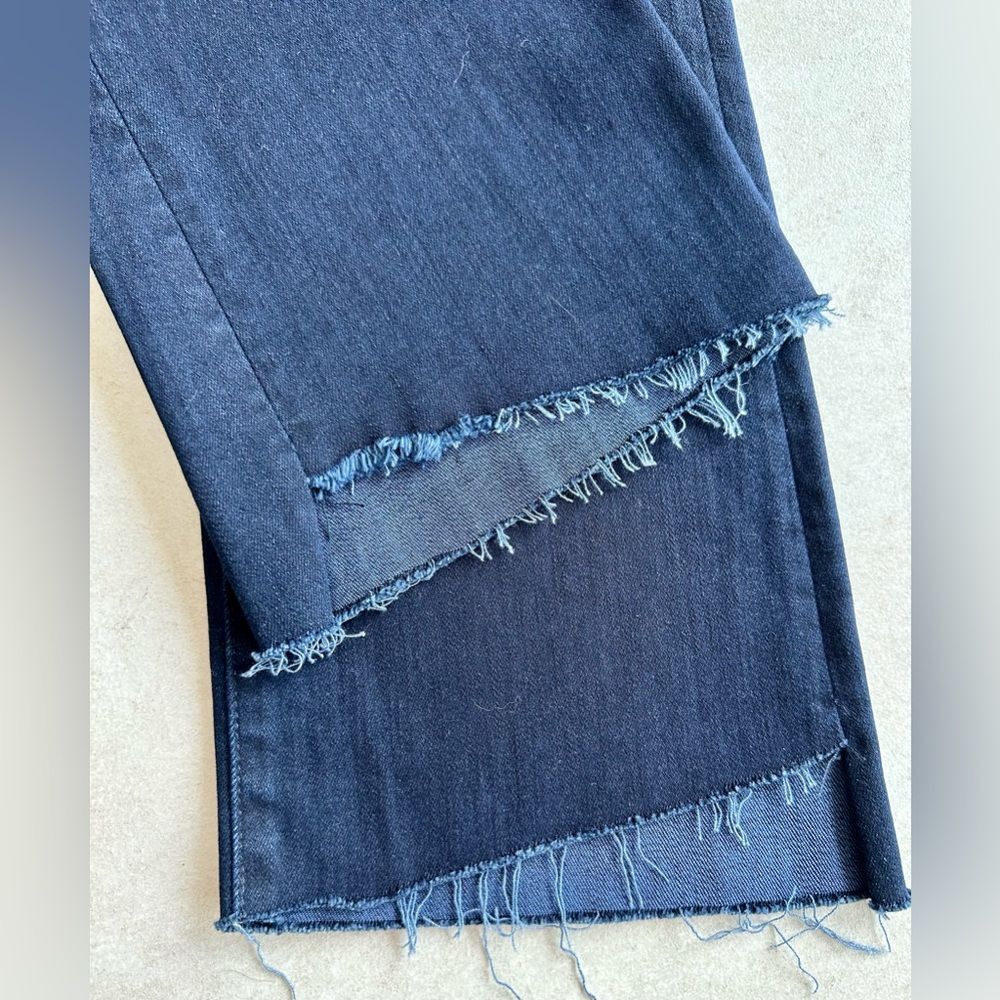MOTHER Denim The Insider Crop Step Jeans Fray in After Party Wash size 25 - Picture 6 of 9